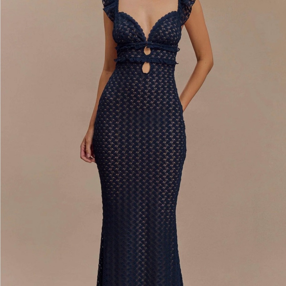 Meshki Midnight Blue Maxi Dress